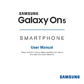 Samsung Galaxy On5 T-Mobile SM-G550TZKWTMB Phone manual cover