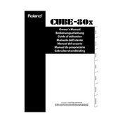 Roland Cube-80x manual cover