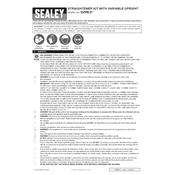 Sealey DZRE21 Straightener manual cover