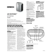 Oreck Air Response WK16000PC Purifier manual cover