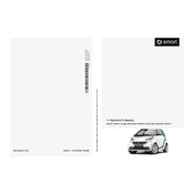 Smart Fortwo Cabriolet Electric Drive 2015 Car manual cover