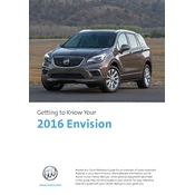 Buick Envision 2016 manual cover