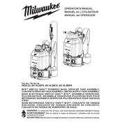 Milwaukee M18 Switch Tank 49-16-28CS Sprayer manual cover