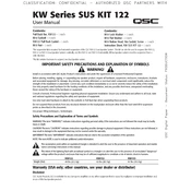 QSC KW Series SUS KIT 122 manual cover