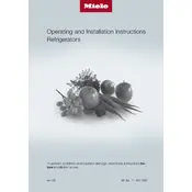 Miele KS 37472 iD Refrigerator manual cover