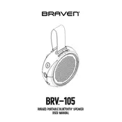 Braven BRV-105 Speaker manual cover