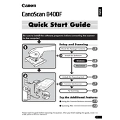 Canon CanoScan 8400F manual cover