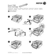 Xerox Phaser 7500 Toner Cartridge Printer manual cover