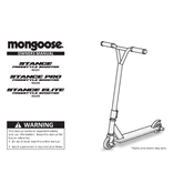 Mongoose Stance Elite R6199 Scooter manual cover