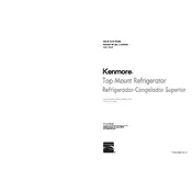 Kenmore 7121 61269 Refrigerator manual cover