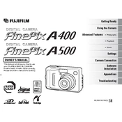 Fujifilm FinePix A500 Camera manual cover