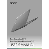 Acer Chromebook 515 CB515-1WT-33PW Laptop manual cover