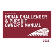 Indian Pursuit 2022 Motorcycle manual cover