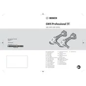 Bosch 0 601 7B0 400 Grinder manual cover