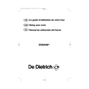 De Dietrich DOD448XA1 Oven manual cover