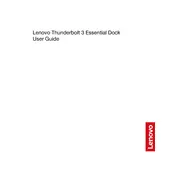 Lenovo Thunderbolt 3 Essential Dock manual cover