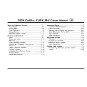 Cadillac XLR 2009 manual cover