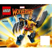 LEGO X-Men 76202 Construction Set manual cover