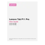 Lenovo TAB P11 PRO TB-J706F Tablet manual cover