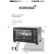 Korona 57301 Oven manual cover