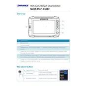 Lowrance HDS Gen2 Touch Chartplotter manual cover