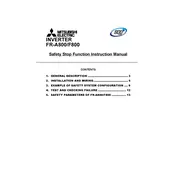 Mitsubishi F800 Inverter manual cover