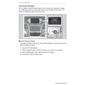 Acura RDX Personalized Settings 2016 SUV manual cover