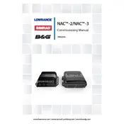 Lowrance Simrad B&G NAC-3 Autopilot manual cover