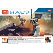 Mega Construx Mattel Halo Radar Wreckage FVK30 Construction Set manual cover