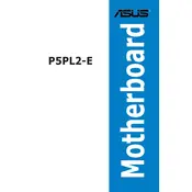 ASUS P5PL2-E Motherboard manual cover