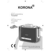 Korona 21502 Toaster manual cover