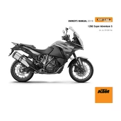 KTM Adventure 1290 Super S 2019 Motorcycle manual cover