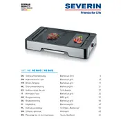 Severin PG 8610 Grill manual cover