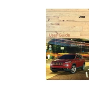 Jeep Cherokee 2014 SUV manual cover