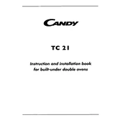 Candy FO TC 21 M manual cover