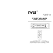 Pyle PLD138 MP3 Player manual cover