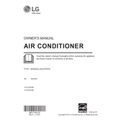 LG LW1222IVSM LW1222IVSM.AT1AHDP Air Conditioner manual cover