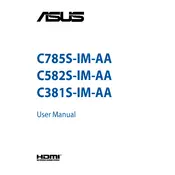 ASUS C582S-IM-AA Computer manual cover