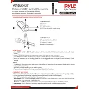 Pyle PDWMU105 Microphone manual cover