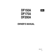 Suzuki DF150A 2019 Outboard Engine manual cover