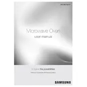 Samsung ME19R7041FS Microwave manual cover