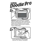 Fisher Price Mattel Doodle Pro Clip On Purple G3842 Toy manual cover