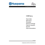 Husqvarna K3000 Spray Sprayer manual cover