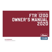 Indian FTR 1200 Rally 2020 Motorcycle manual cover