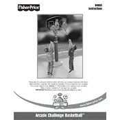 Fisher Price Mattel Arcade Challenge Basketball B0665 Toy manual cover