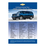 Chevrolet Suburban 2008 manual cover