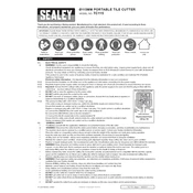 Sealey TC115 Tile Cutter manual cover