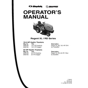 Snapper 2690782 Regent XL RD Tractor manual cover