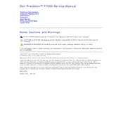 Dell Precision T7500 Workstation manual cover