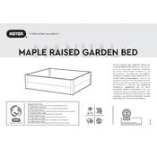 Keter Maple Raised Garden Bed Furniture manual cover